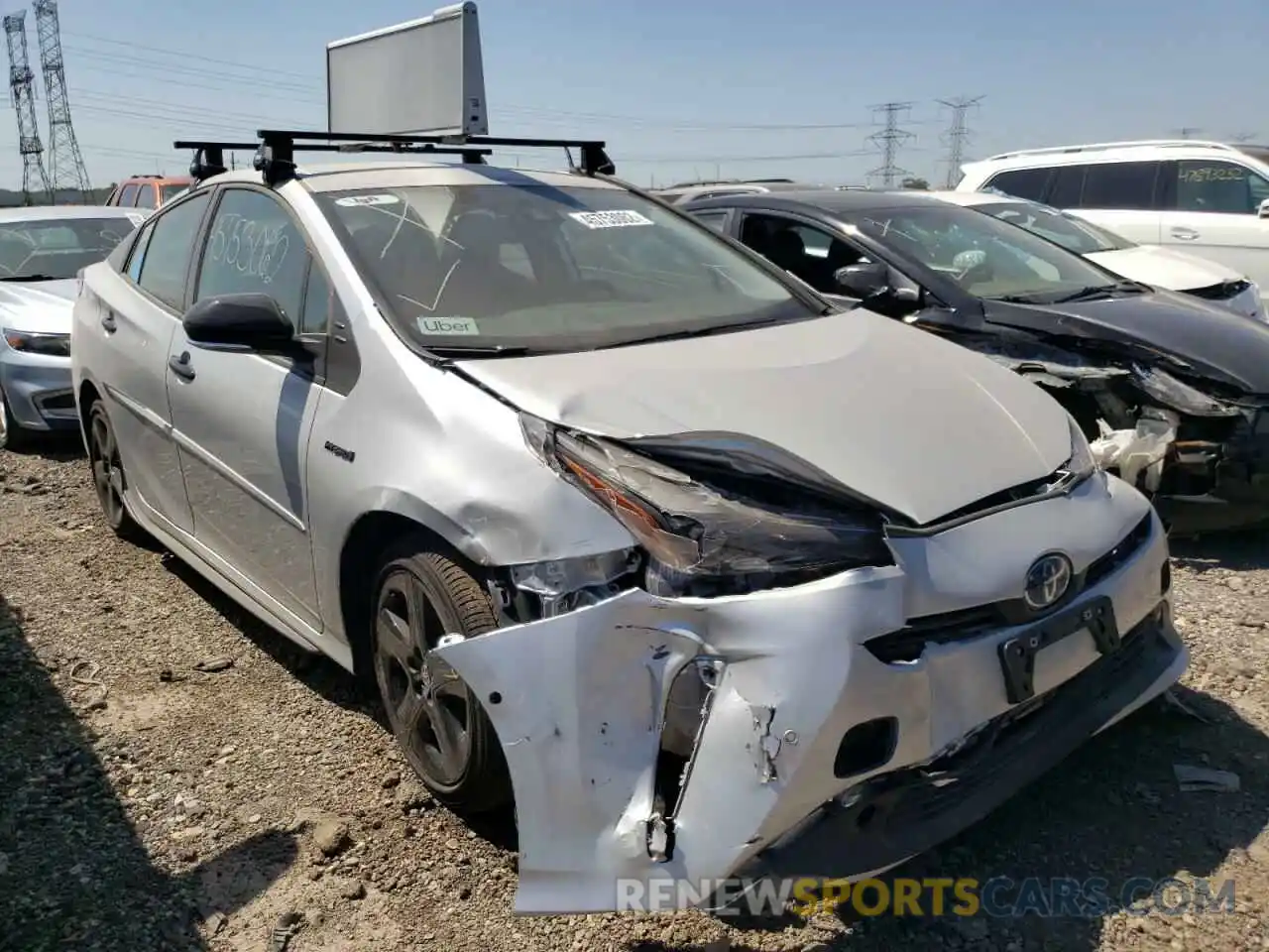 1 Photograph of a damaged car JTDKAMFU6N3168769 TOYOTA PRIUS NIGH 2022