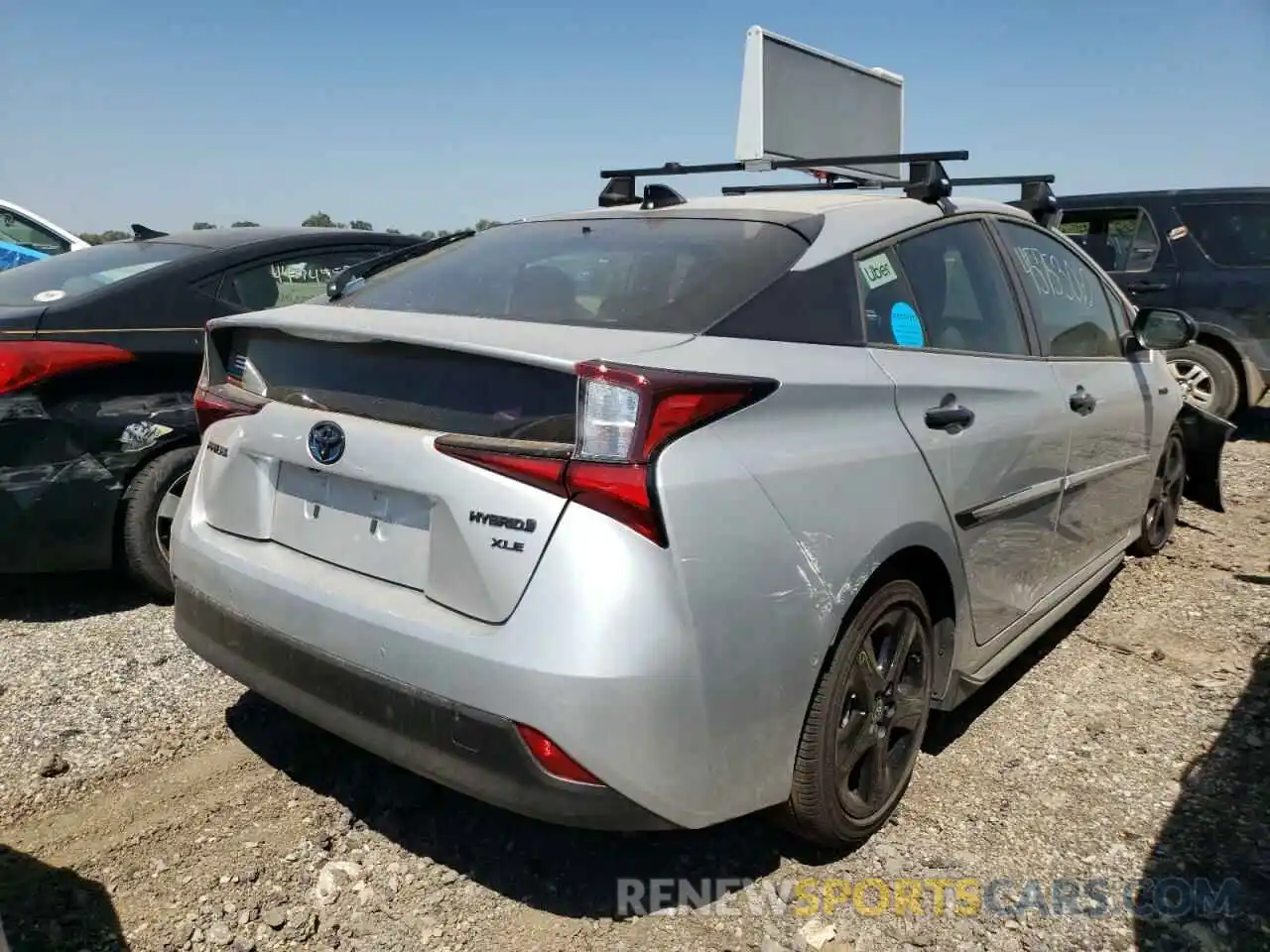 4 Photograph of a damaged car JTDKAMFU6N3168769 TOYOTA PRIUS NIGH 2022