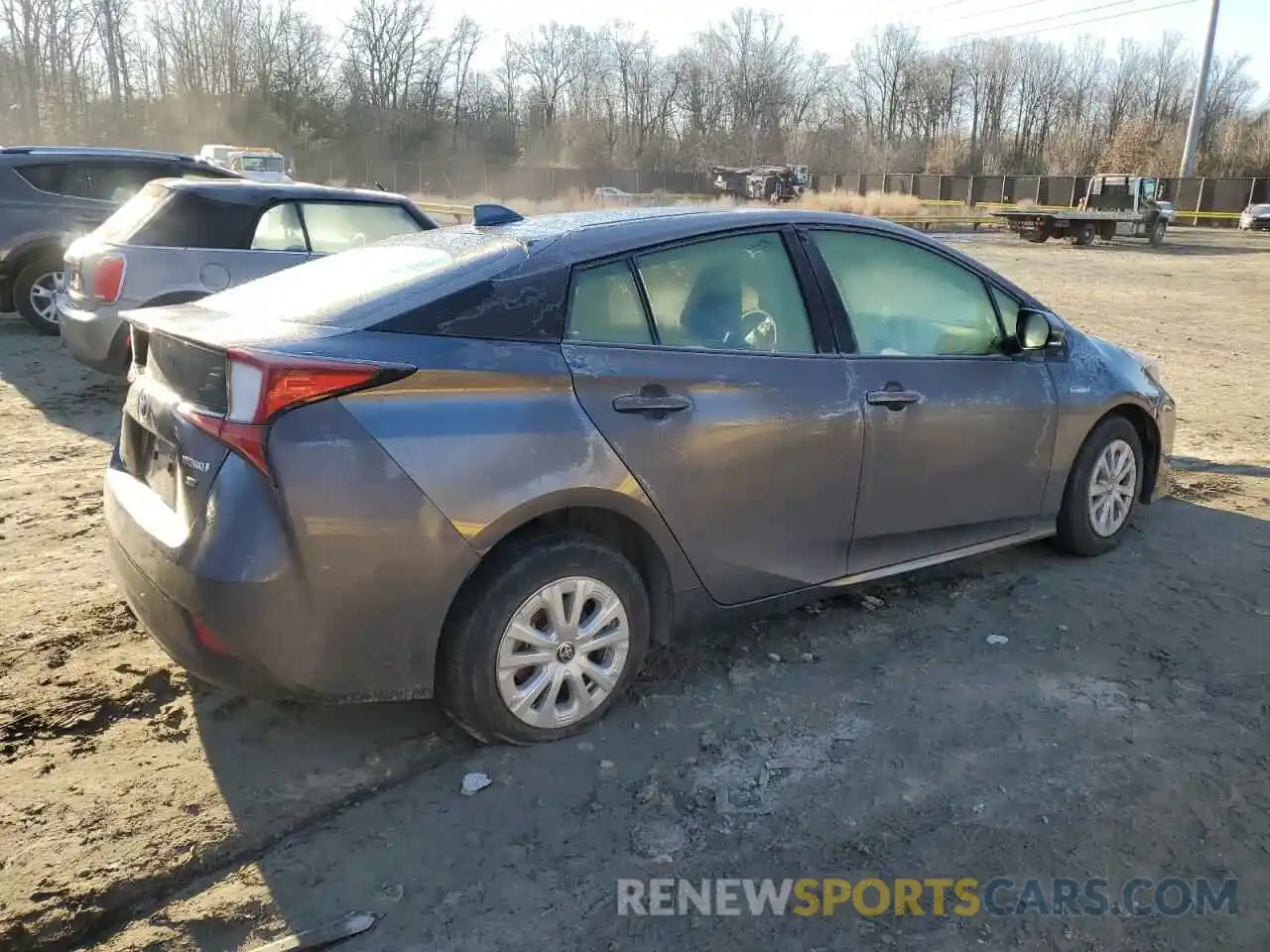 3 Photograph of a damaged car JTDKAMFU6N3169842 TOYOTA PRIUS NIGH 2022