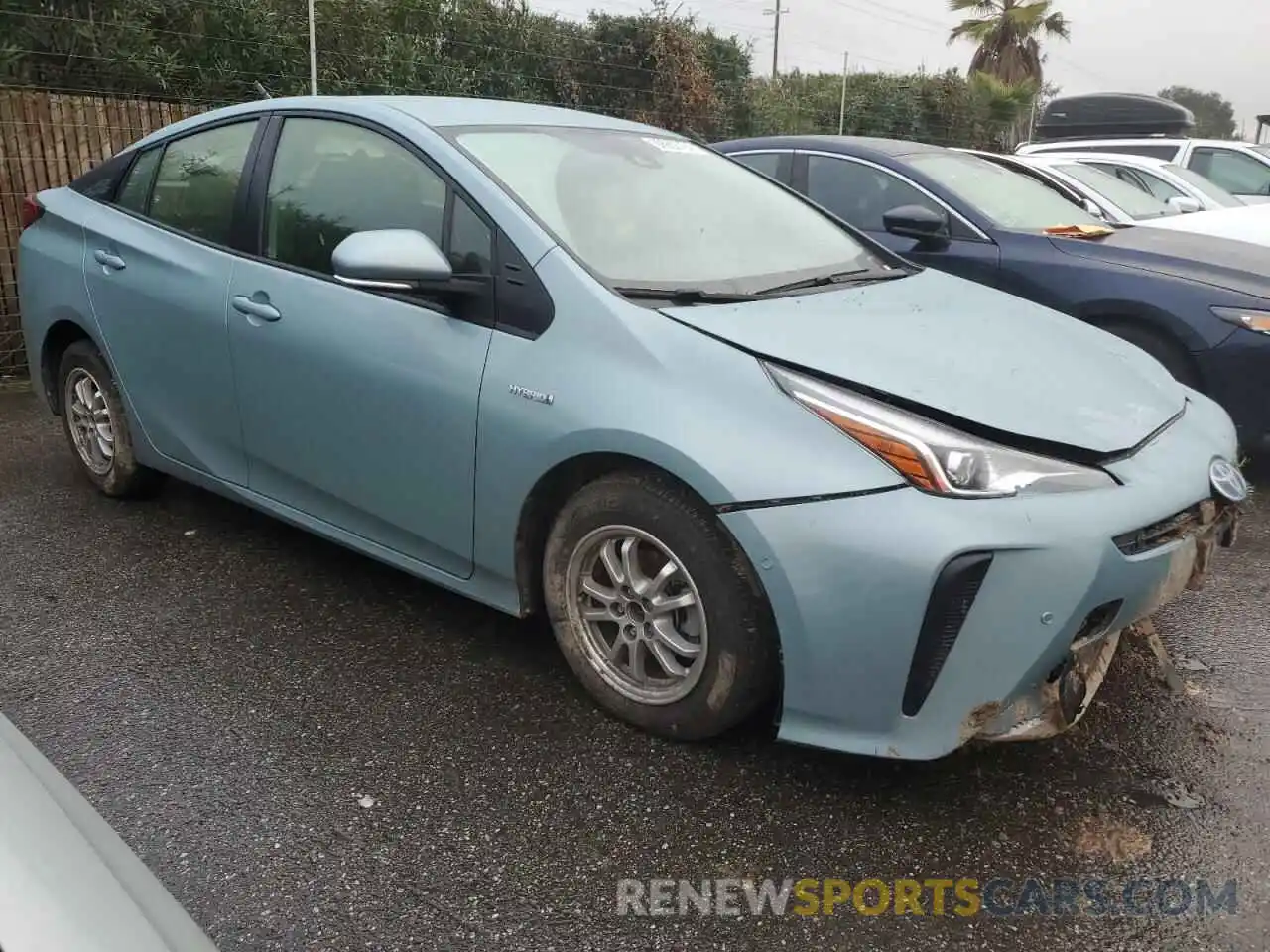 4 Photograph of a damaged car JTDKAMFU6N3178203 TOYOTA PRIUS NIGH 2022