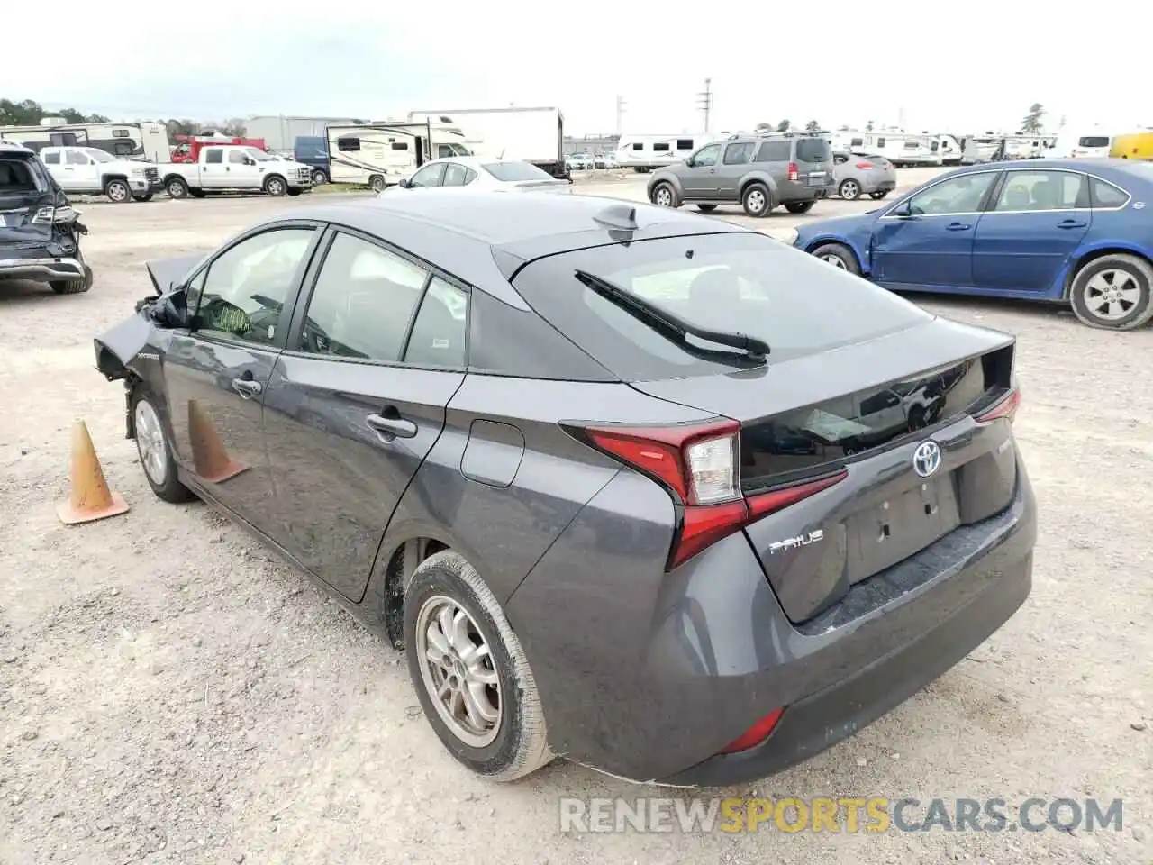 3 Photograph of a damaged car JTDKAMFU7N3154055 TOYOTA PRIUS NIGH 2022