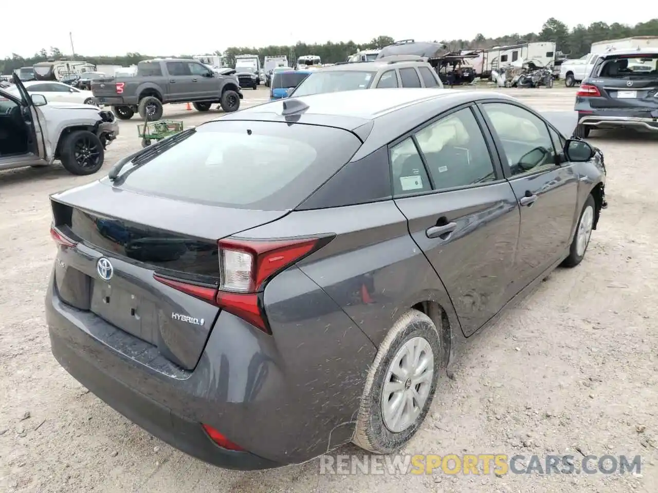 4 Photograph of a damaged car JTDKAMFU7N3154055 TOYOTA PRIUS NIGH 2022