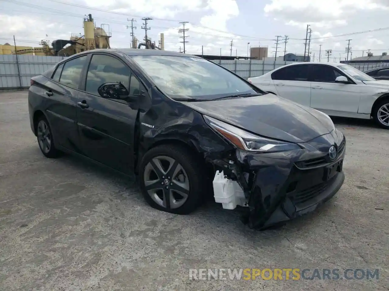 1 Photograph of a damaged car JTDKAMFU7N3155870 TOYOTA PRIUS NIGH 2022