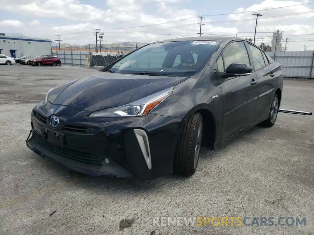 2 Photograph of a damaged car JTDKAMFU7N3155870 TOYOTA PRIUS NIGH 2022