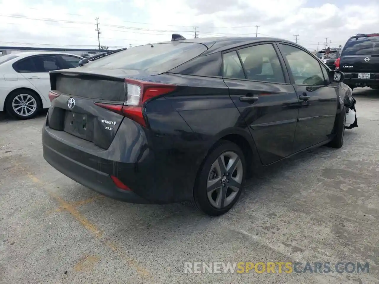 4 Photograph of a damaged car JTDKAMFU7N3155870 TOYOTA PRIUS NIGH 2022