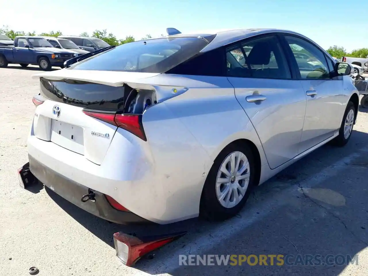 4 Photograph of a damaged car JTDKAMFU7N3156629 TOYOTA PRIUS NIGH 2022