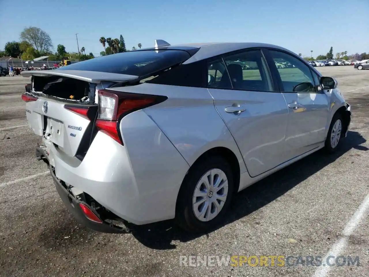 4 Photograph of a damaged car JTDKAMFU7N3157554 TOYOTA PRIUS NIGH 2022