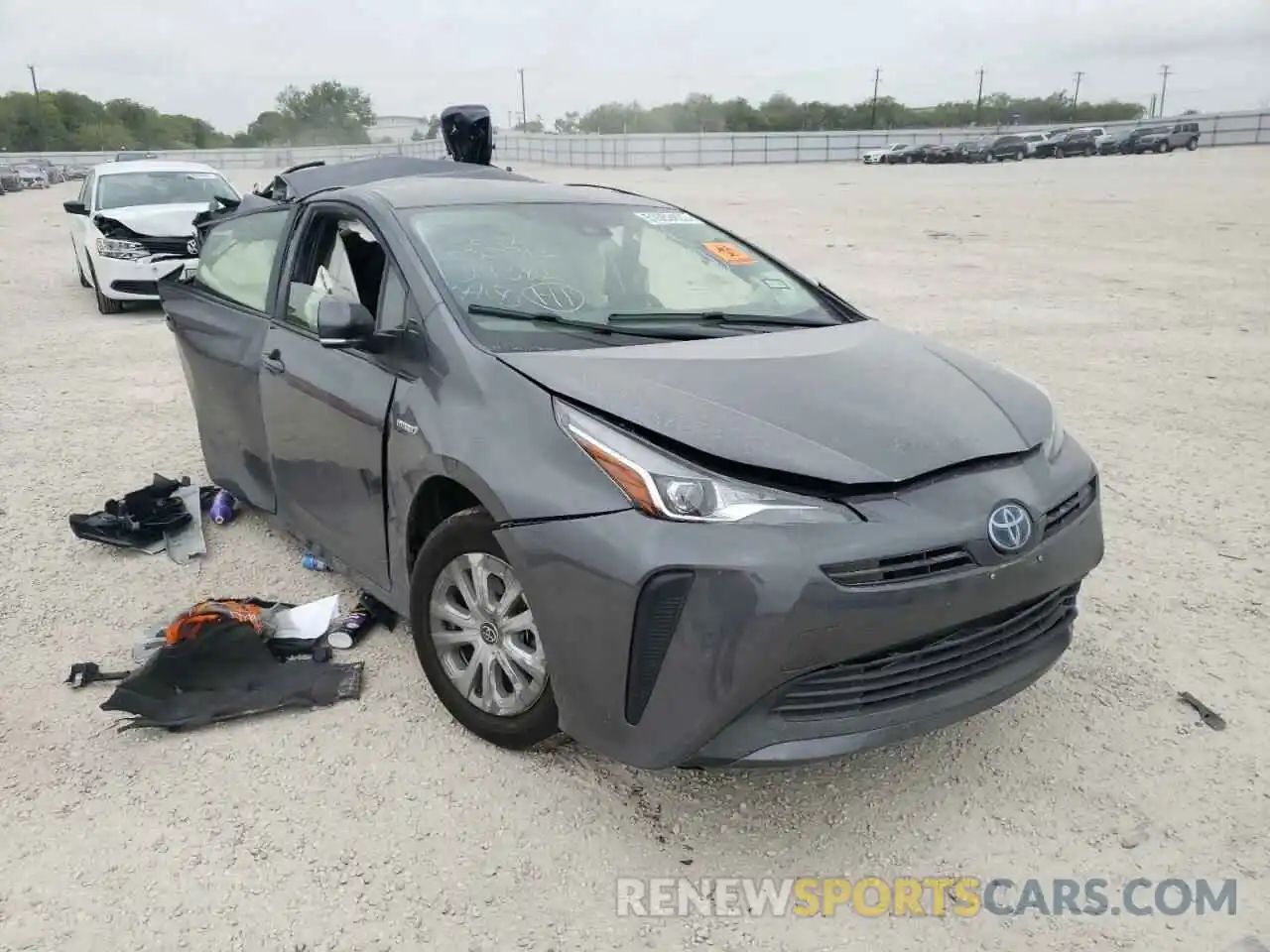 1 Photograph of a damaged car JTDKAMFU7N3173382 TOYOTA PRIUS NIGH 2022