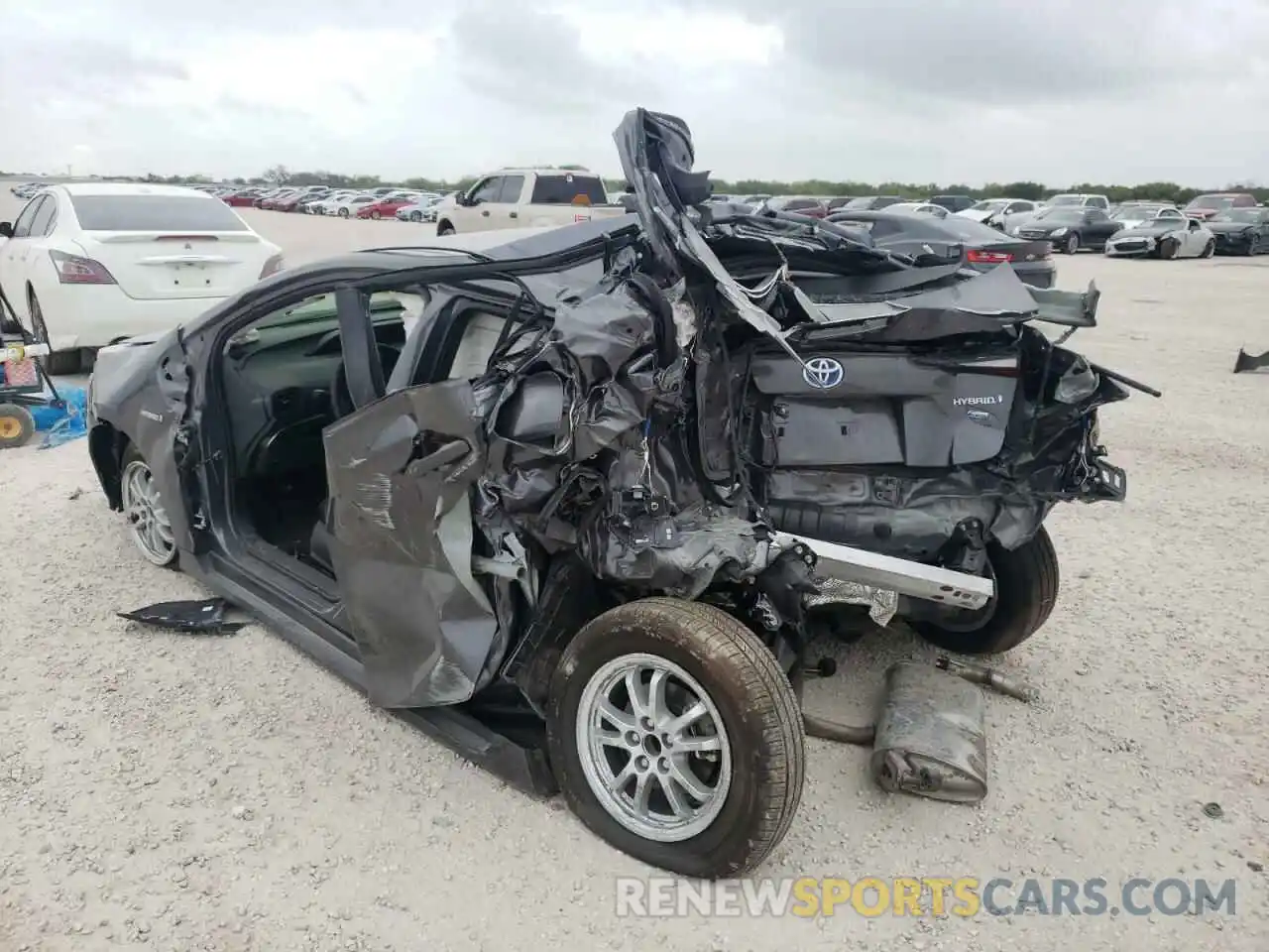 3 Photograph of a damaged car JTDKAMFU7N3173382 TOYOTA PRIUS NIGH 2022