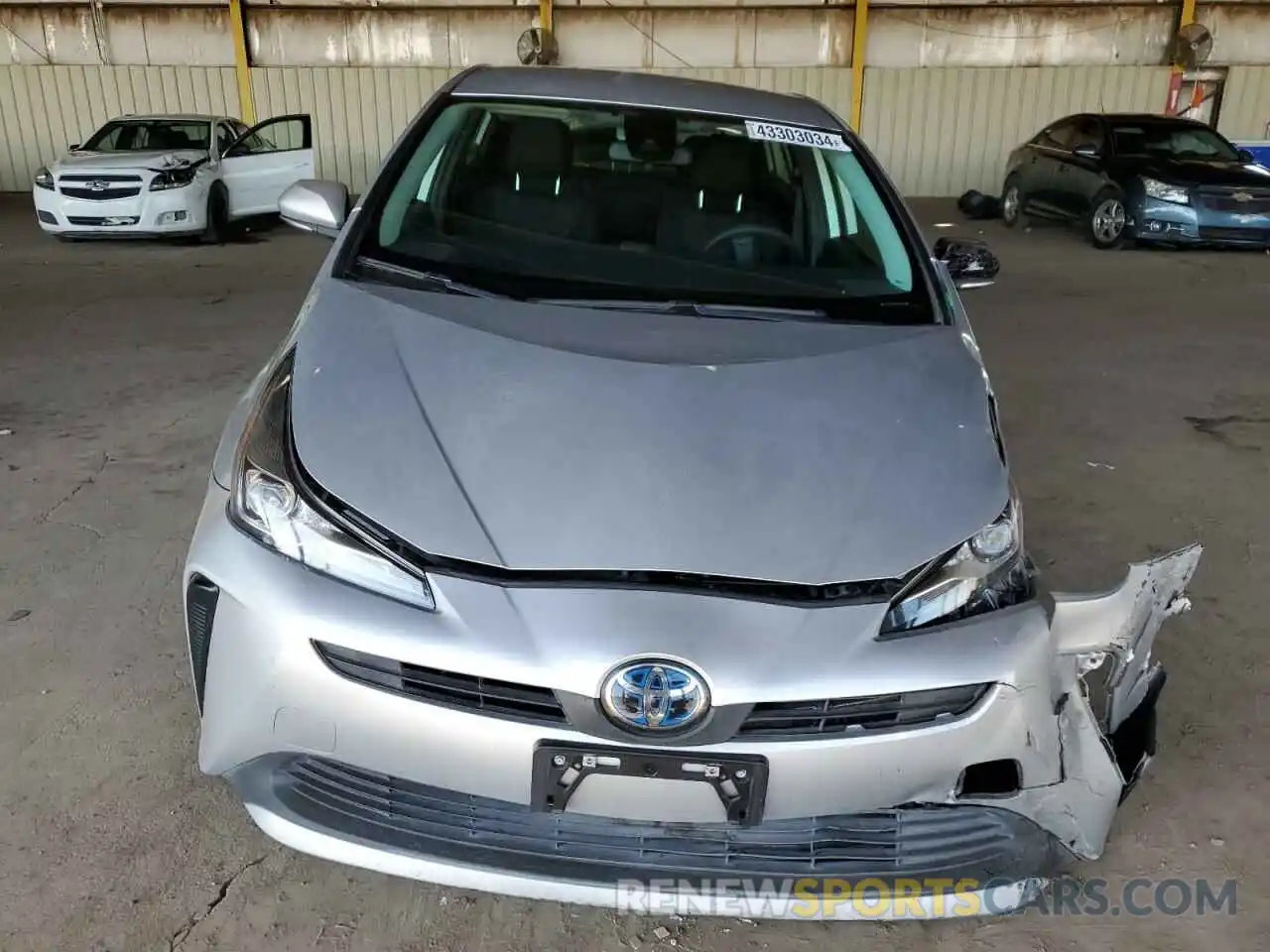 5 Photograph of a damaged car JTDKAMFU7N3176878 TOYOTA PRIUS NIGH 2022