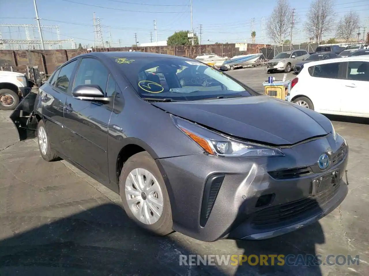 1 Photograph of a damaged car JTDKAMFU8N3158017 TOYOTA PRIUS NIGH 2022