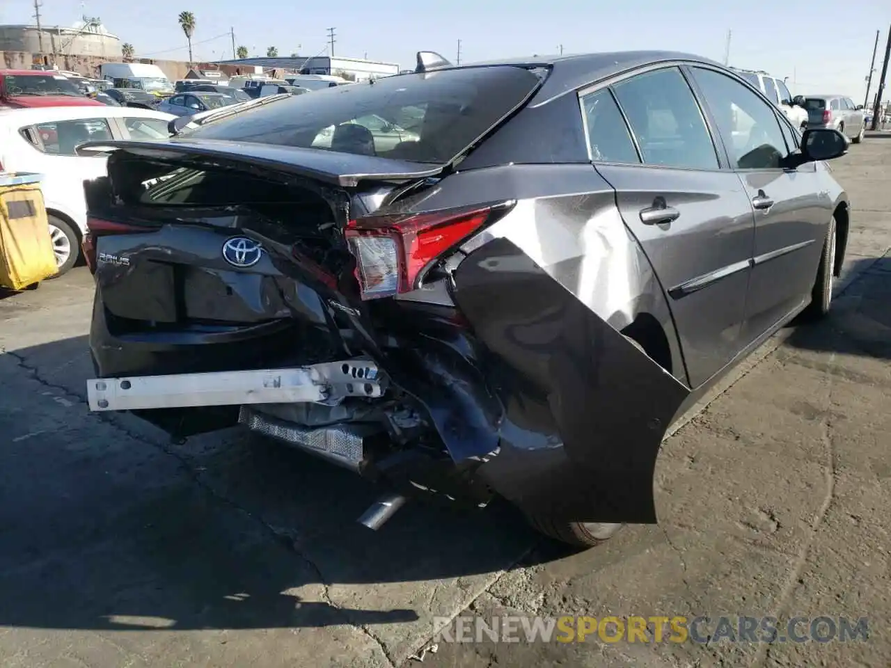 4 Photograph of a damaged car JTDKAMFU8N3158017 TOYOTA PRIUS NIGH 2022