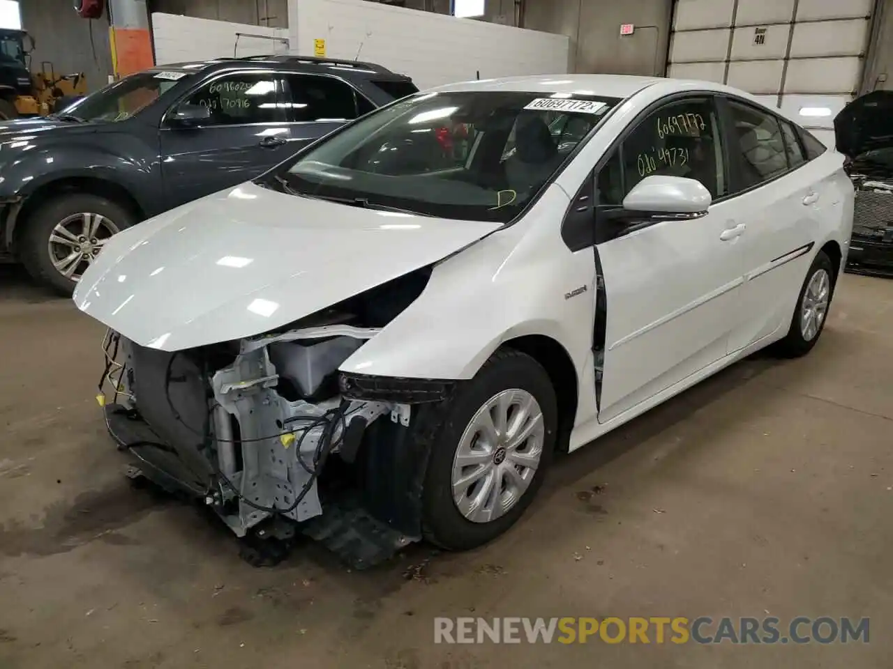 2 Photograph of a damaged car JTDKAMFU8N3158728 TOYOTA PRIUS NIGH 2022