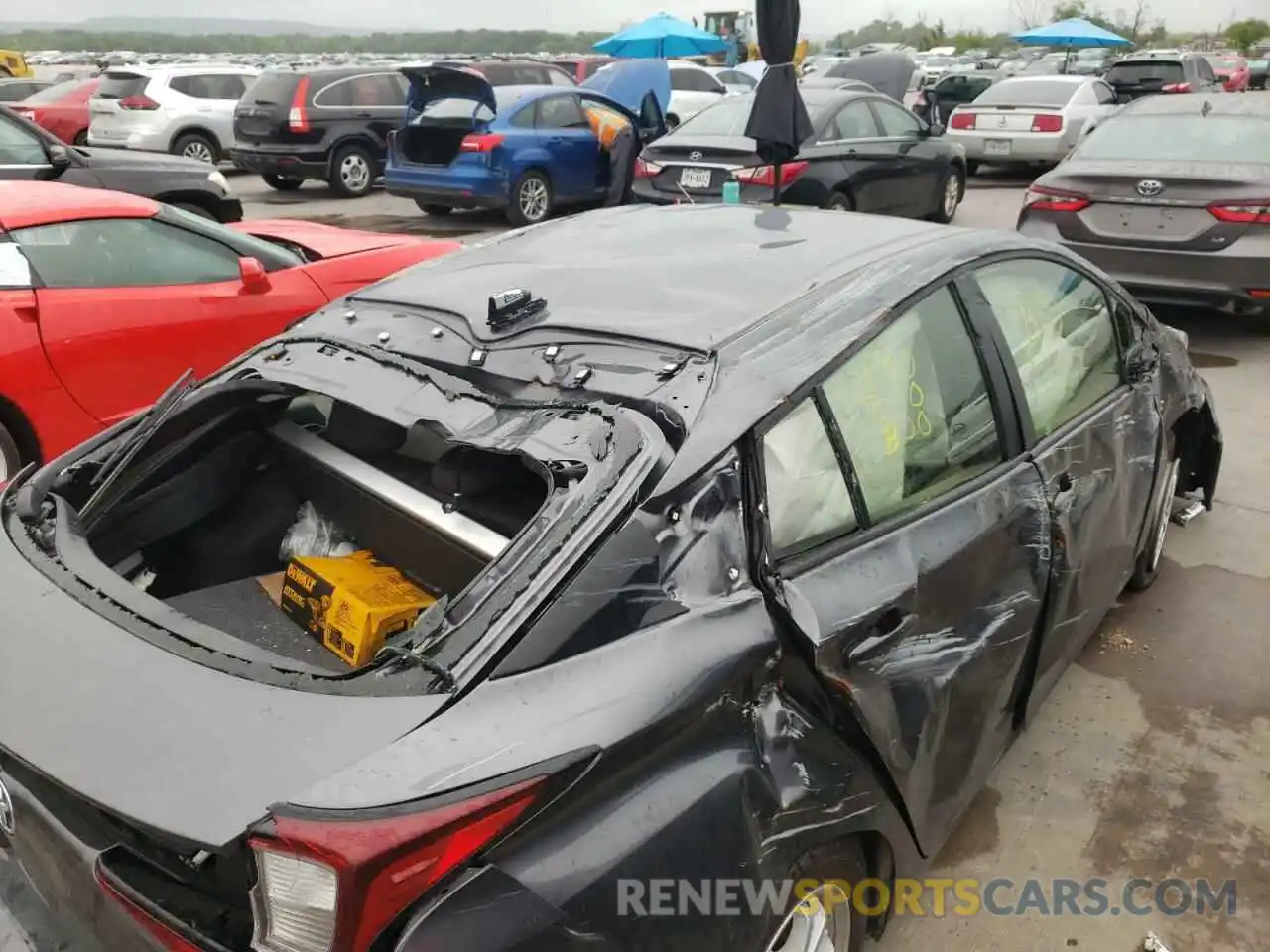 9 Photograph of a damaged car JTDKAMFU8N3159412 TOYOTA PRIUS NIGH 2022