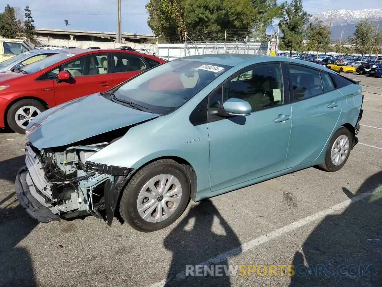 1 Photograph of a damaged car JTDKAMFU8N3162035 TOYOTA PRIUS NIGH 2022