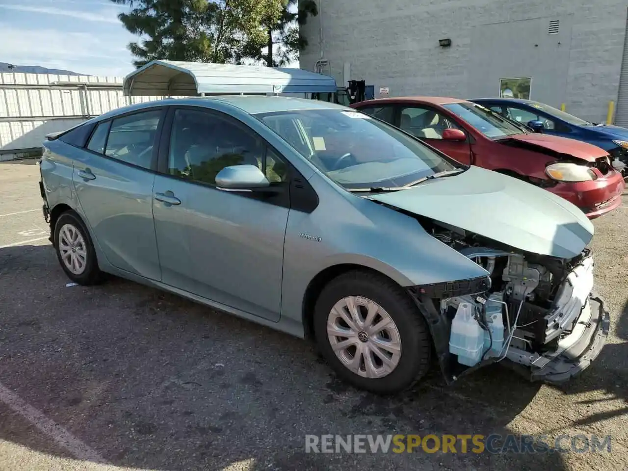 4 Photograph of a damaged car JTDKAMFU8N3162035 TOYOTA PRIUS NIGH 2022