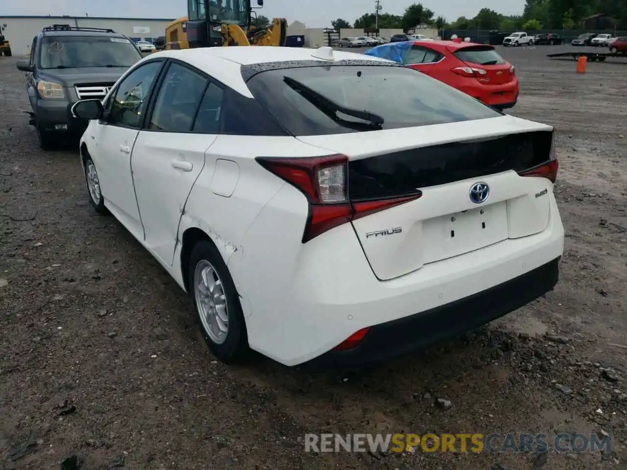 3 Photograph of a damaged car JTDKAMFU8N3162973 TOYOTA PRIUS NIGH 2022