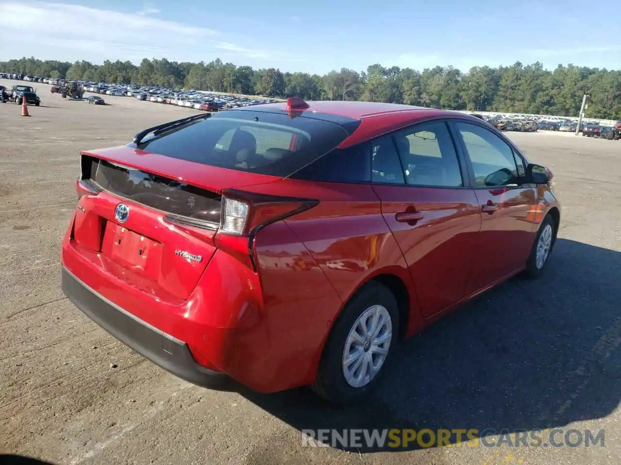 4 Photograph of a damaged car JTDKAMFU8N3164206 TOYOTA PRIUS NIGH 2022