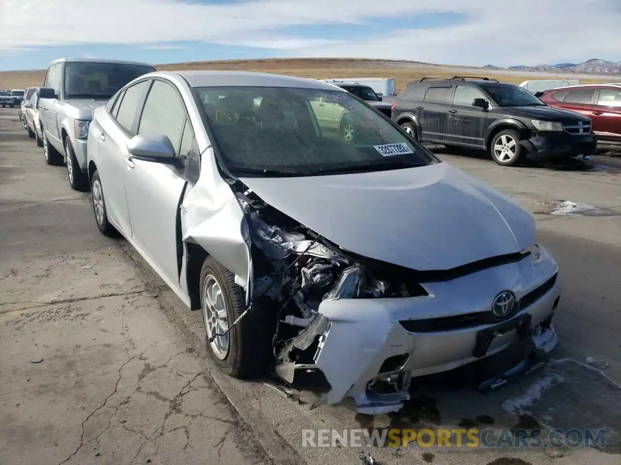 1 Photograph of a damaged car JTDKAMFU9N3159421 TOYOTA PRIUS NIGH 2022