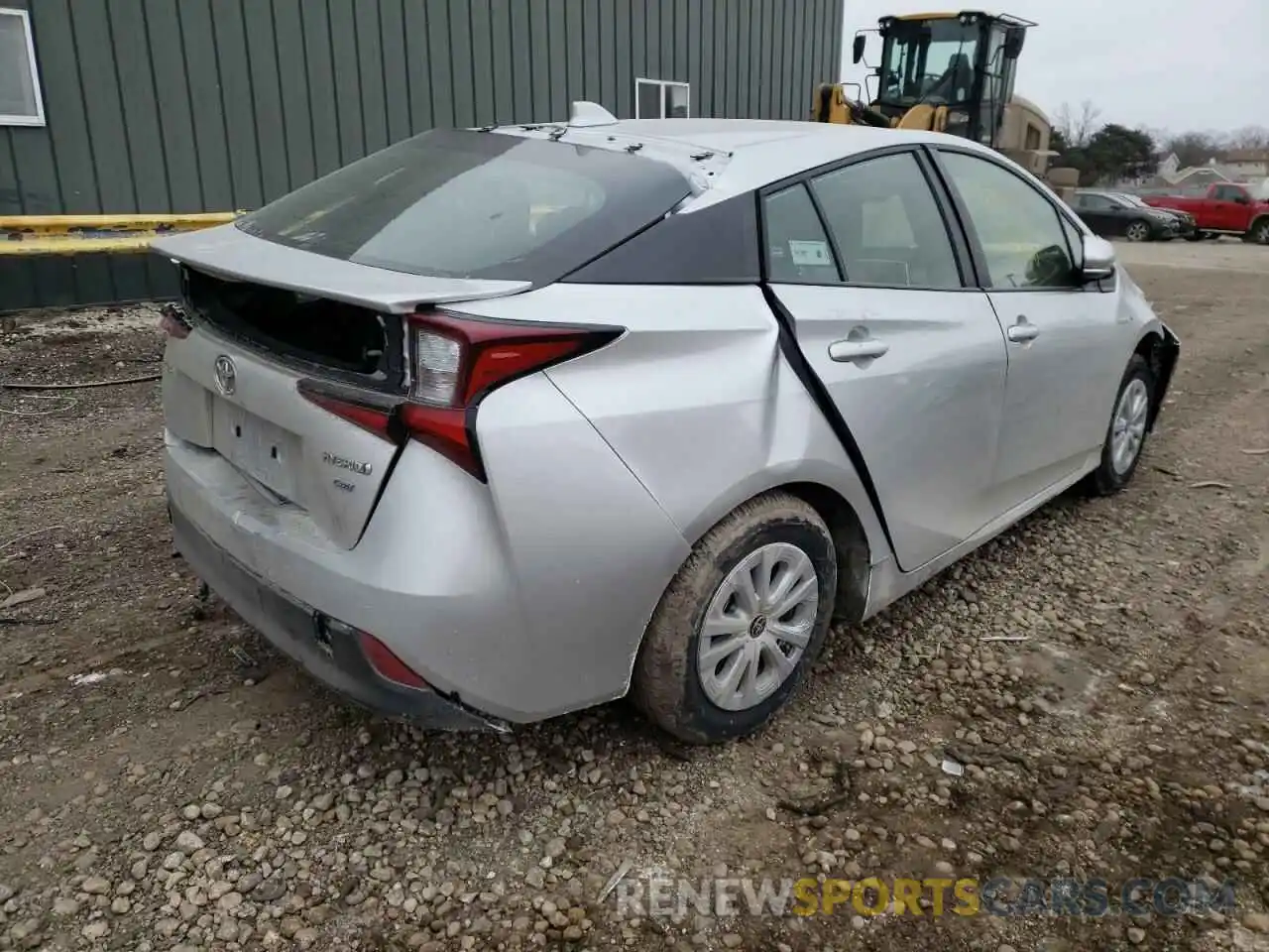 4 Photograph of a damaged car JTDKAMFU9N3160889 TOYOTA PRIUS NIGH 2022