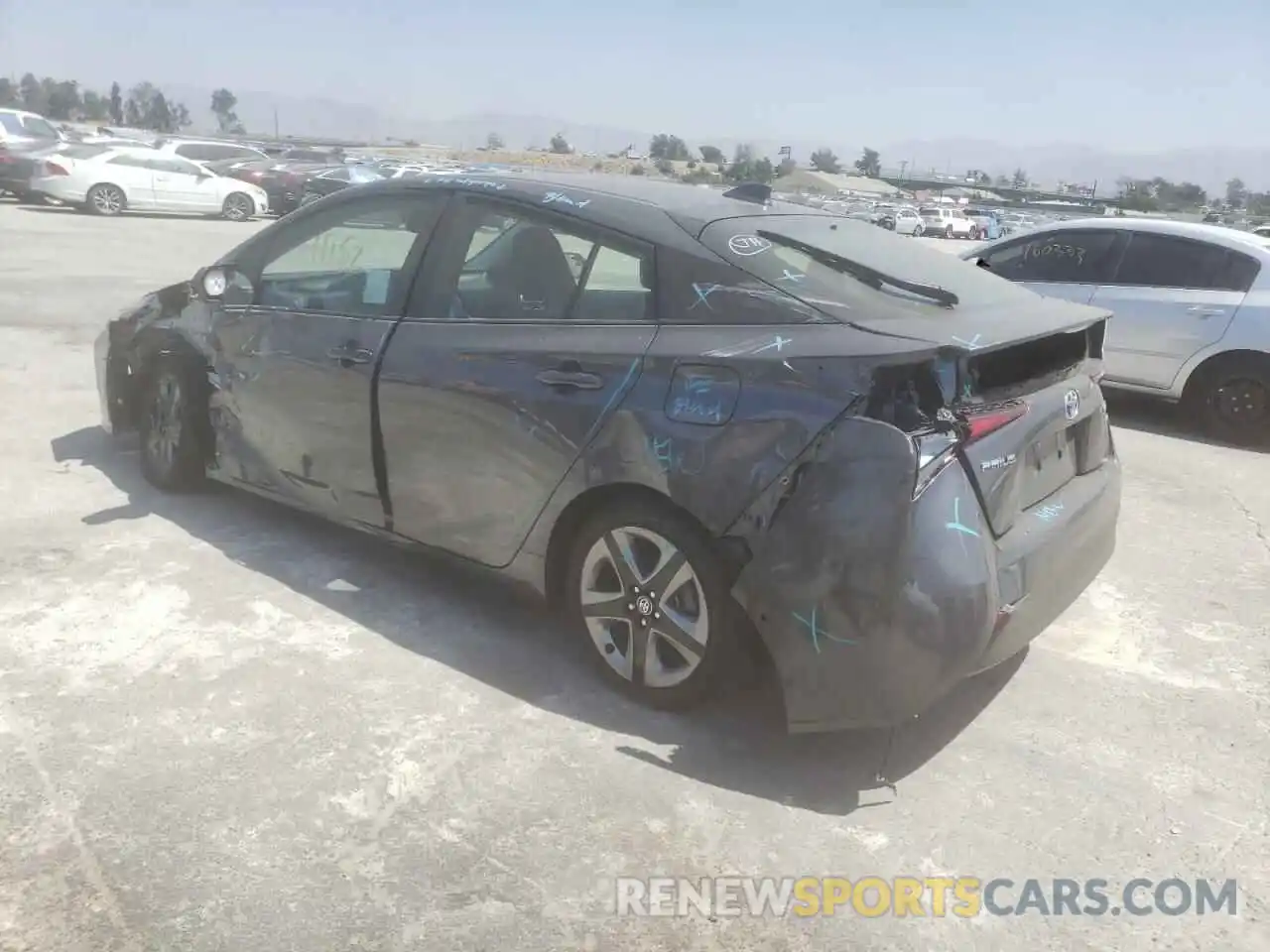 3 Photograph of a damaged car JTDKAMFU9N3169351 TOYOTA PRIUS NIGH 2022