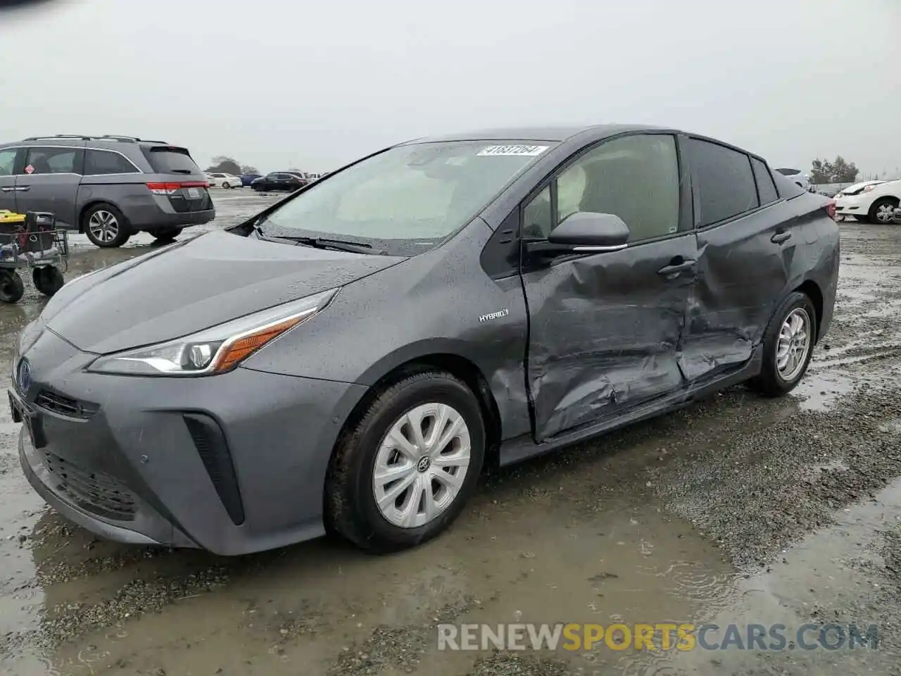 1 Photograph of a damaged car JTDKAMFUXN3155250 TOYOTA PRIUS NIGH 2022