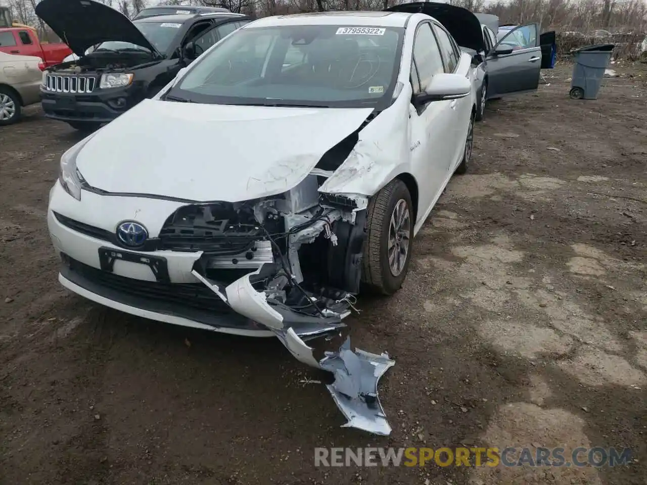 9 Photograph of a damaged car JTDKAMFUXN3156043 TOYOTA PRIUS NIGH 2022