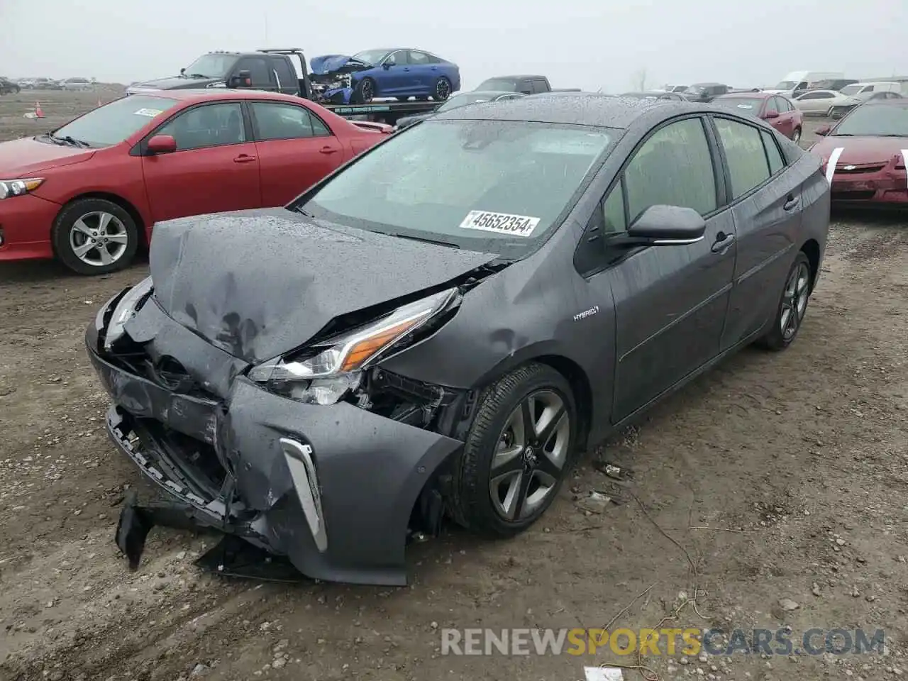 1 Photograph of a damaged car JTDKAMFUXN3158620 TOYOTA PRIUS NIGH 2022