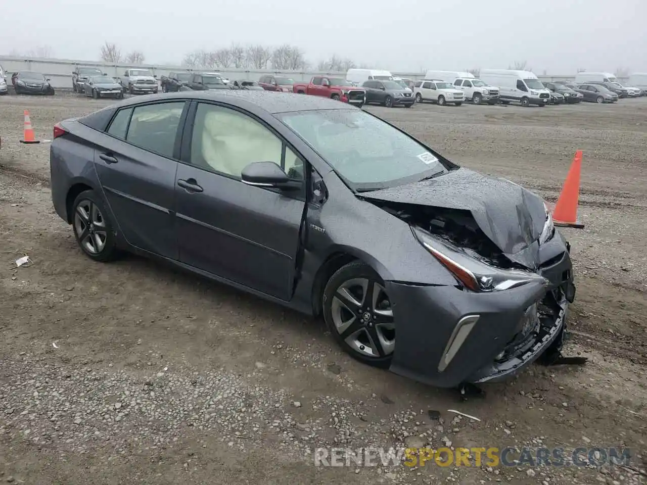 4 Photograph of a damaged car JTDKAMFUXN3158620 TOYOTA PRIUS NIGH 2022