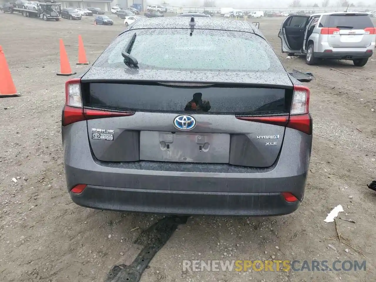 6 Photograph of a damaged car JTDKAMFUXN3158620 TOYOTA PRIUS NIGH 2022