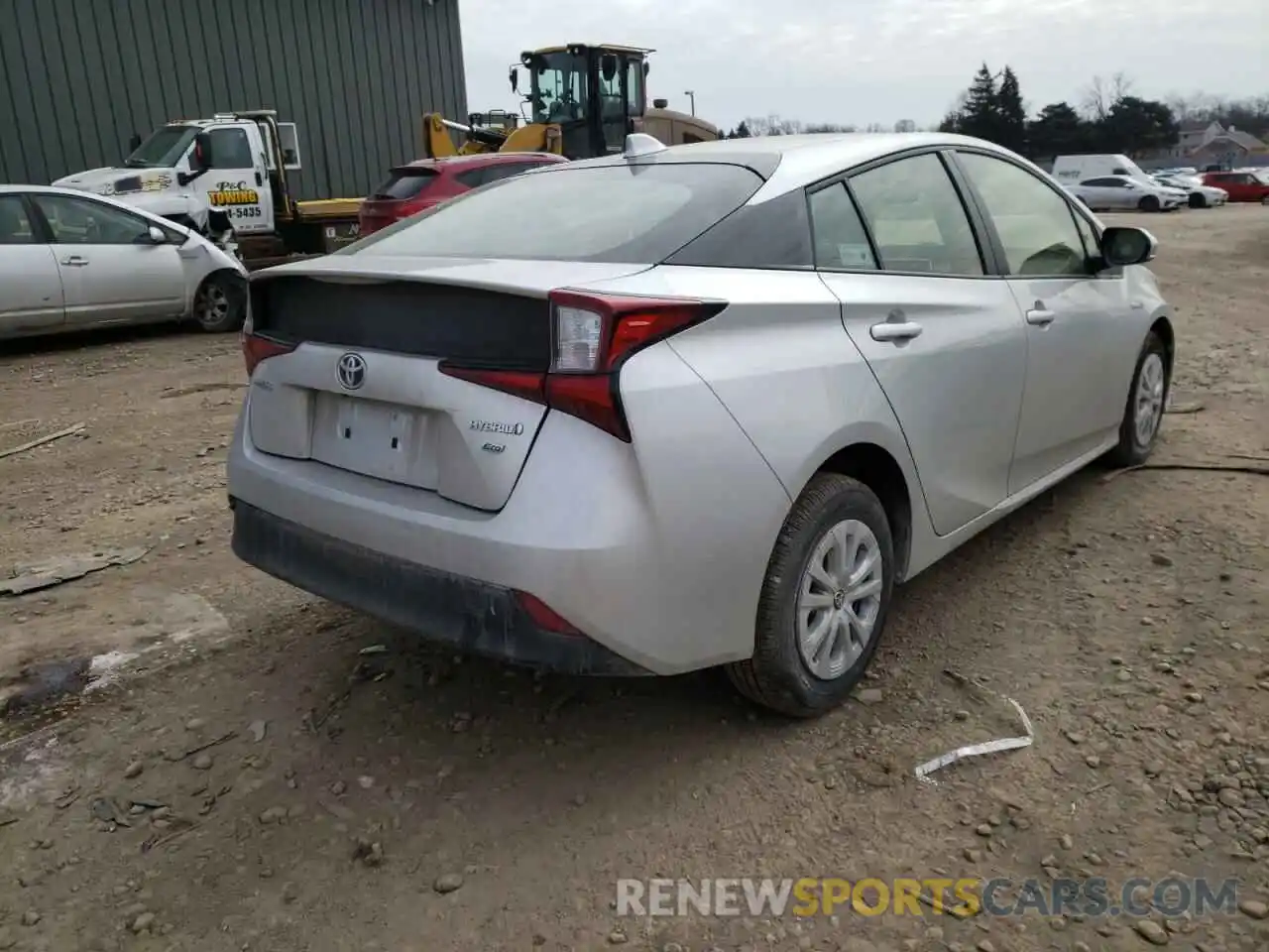 4 Photograph of a damaged car JTDKAMFUXN3159847 TOYOTA PRIUS NIGH 2022