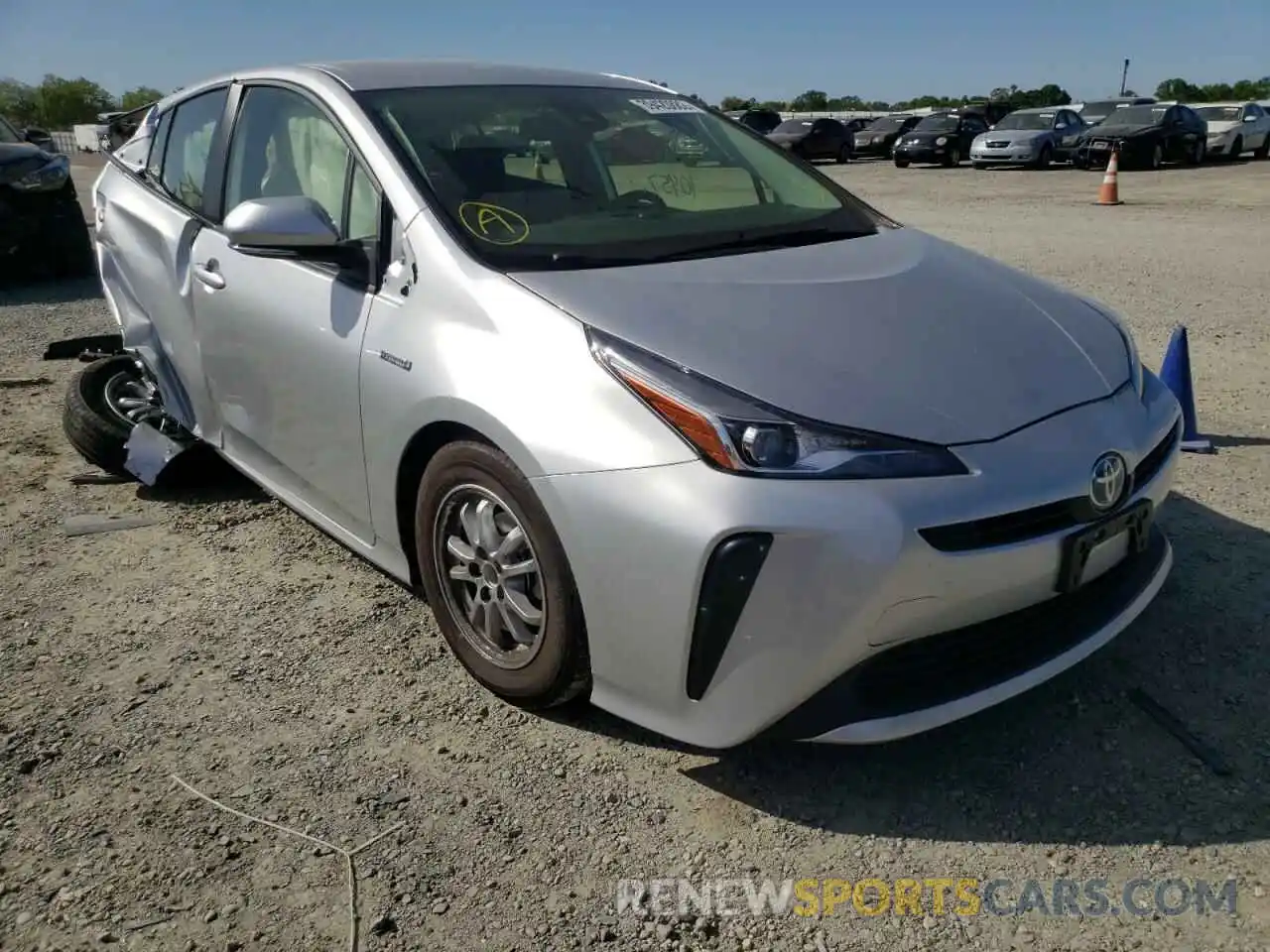 1 Photograph of a damaged car JTDKAMFUXN3160500 TOYOTA PRIUS NIGH 2022