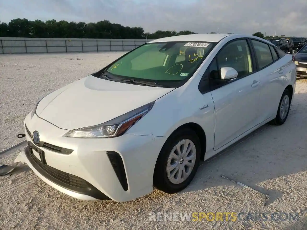 2 Photograph of a damaged car JTDKAMFUXN3161503 TOYOTA PRIUS NIGH 2022