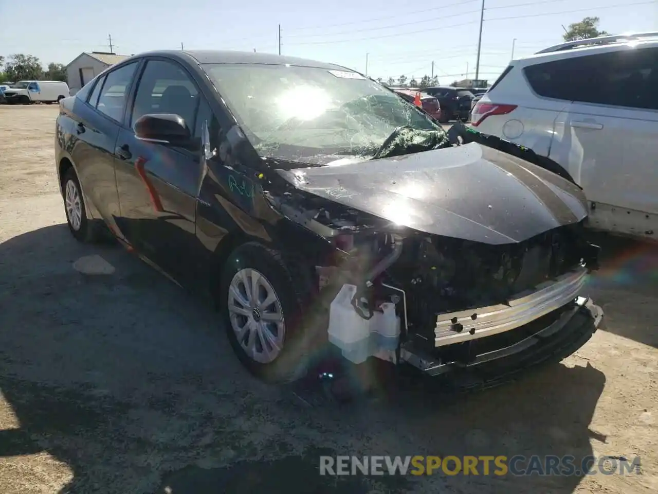 1 Photograph of a damaged car JTDKAMFUXN3164868 TOYOTA PRIUS NIGH 2022