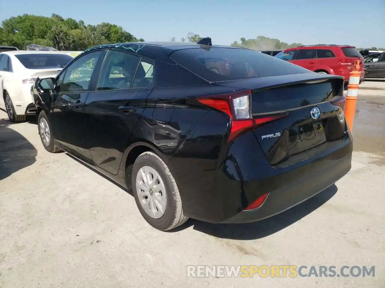 3 Photograph of a damaged car JTDKAMFUXN3164868 TOYOTA PRIUS NIGH 2022