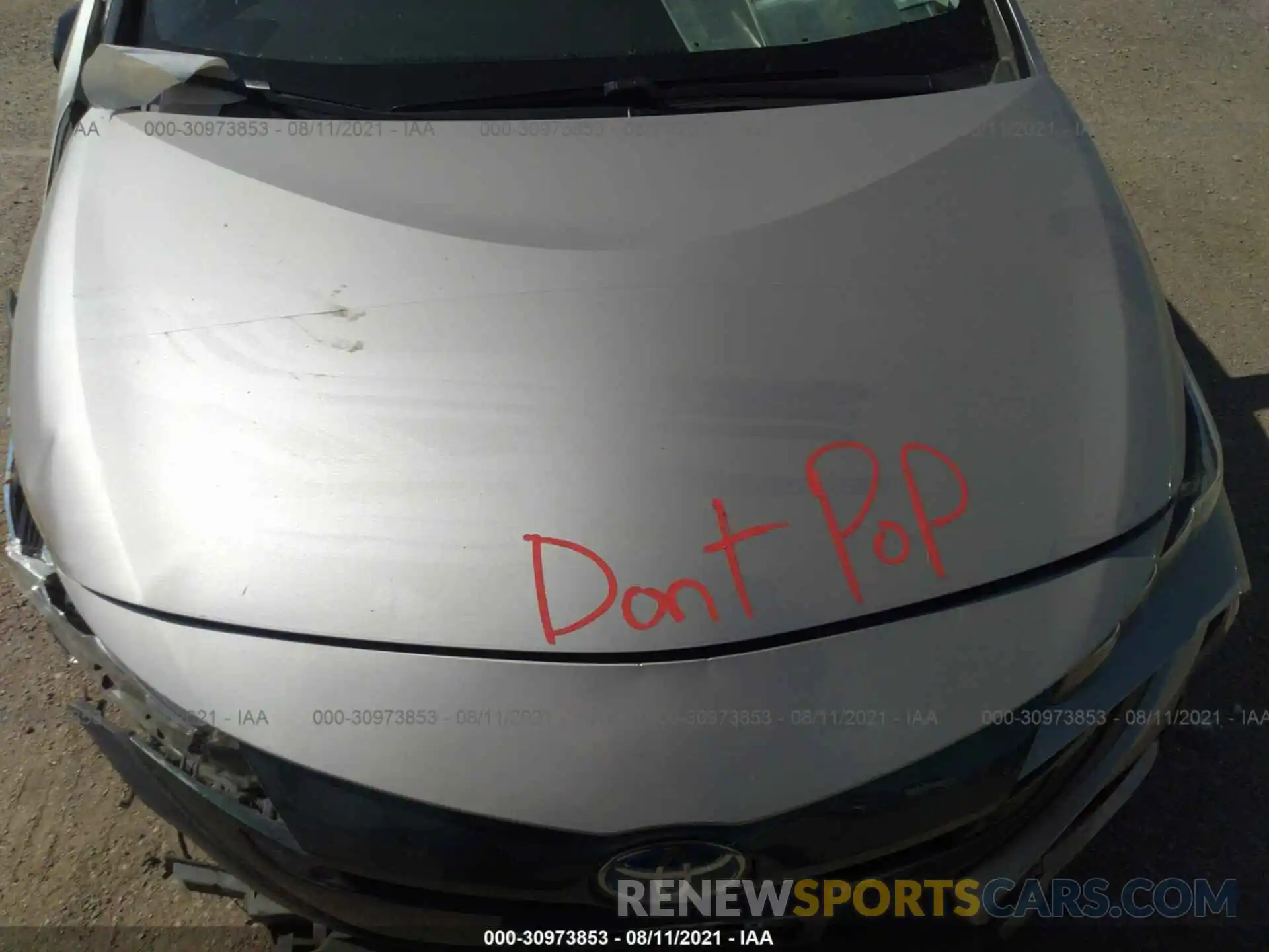 10 Photograph of a damaged car JTDKARFP0K3105282 TOYOTA PRIUS PRIME 2019