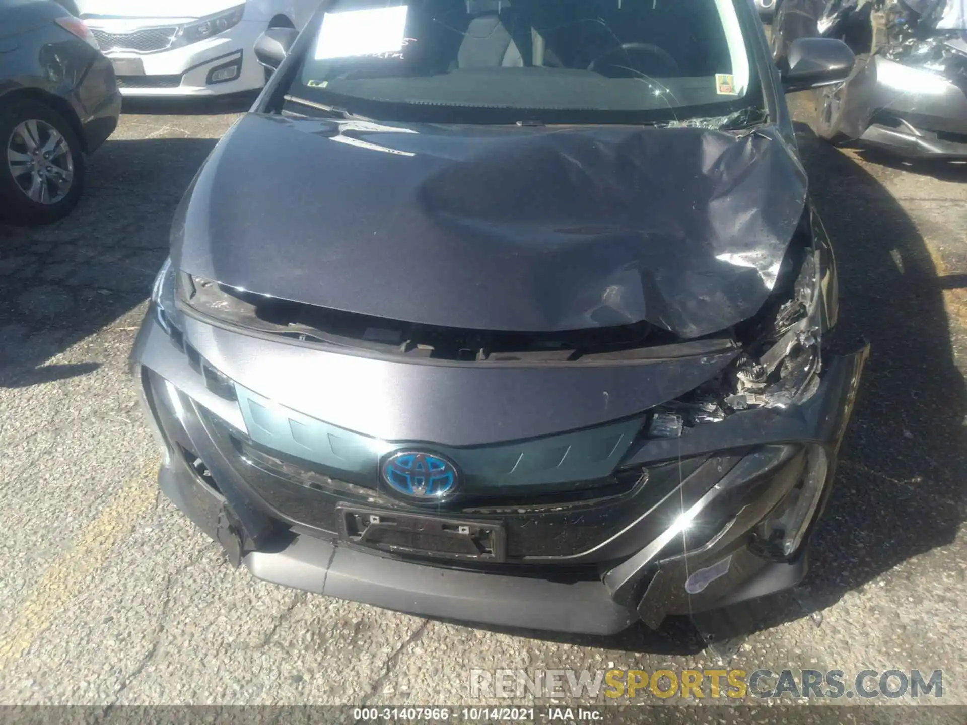 6 Photograph of a damaged car JTDKARFP0K3106240 TOYOTA PRIUS PRIME 2019