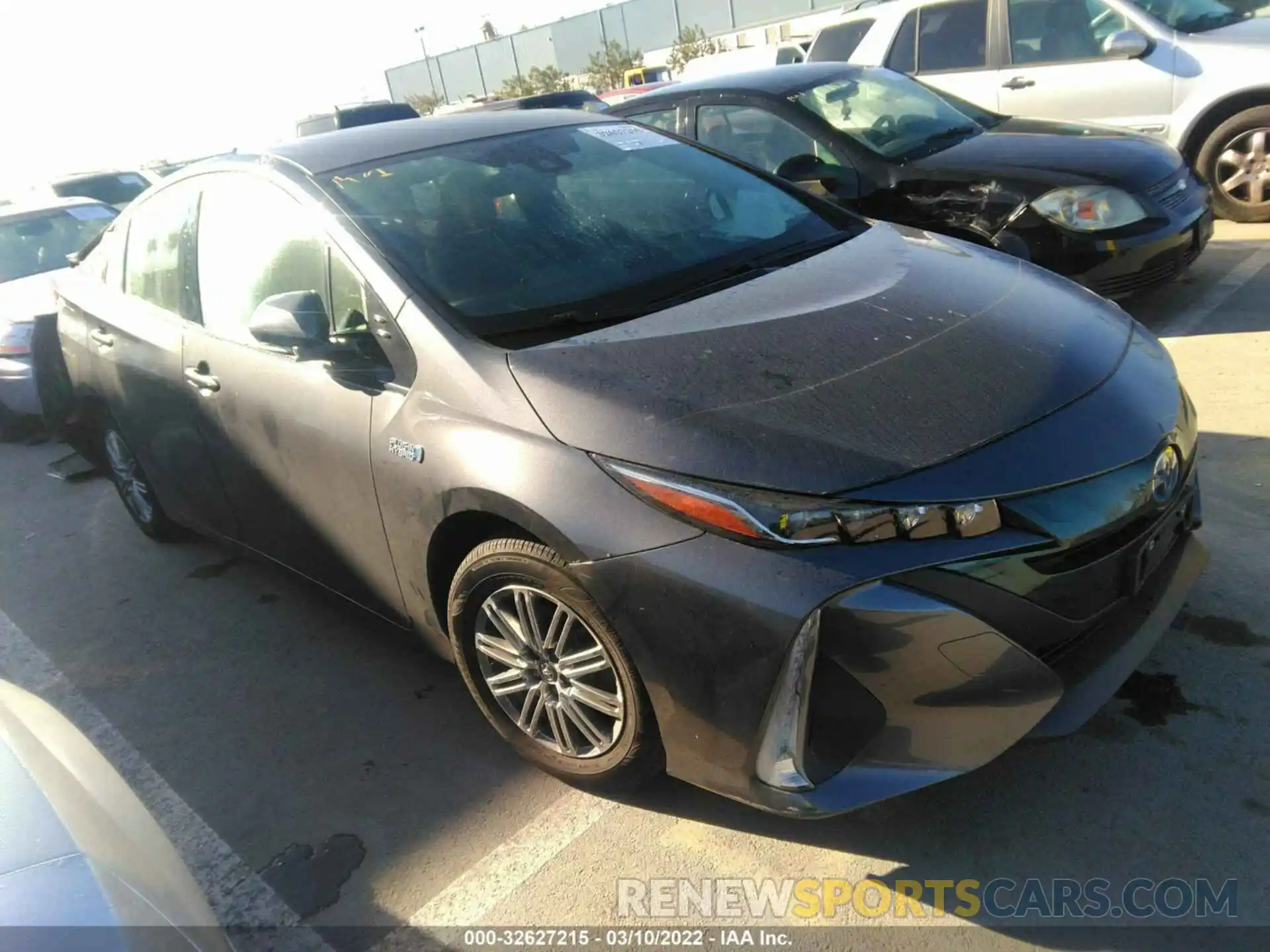 1 Photograph of a damaged car JTDKARFP0K3107503 TOYOTA PRIUS PRIME 2019