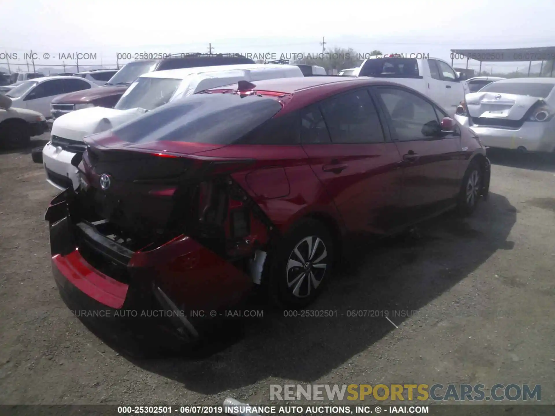 4 Photograph of a damaged car JTDKARFP0K3110160 TOYOTA PRIUS PRIME 2019