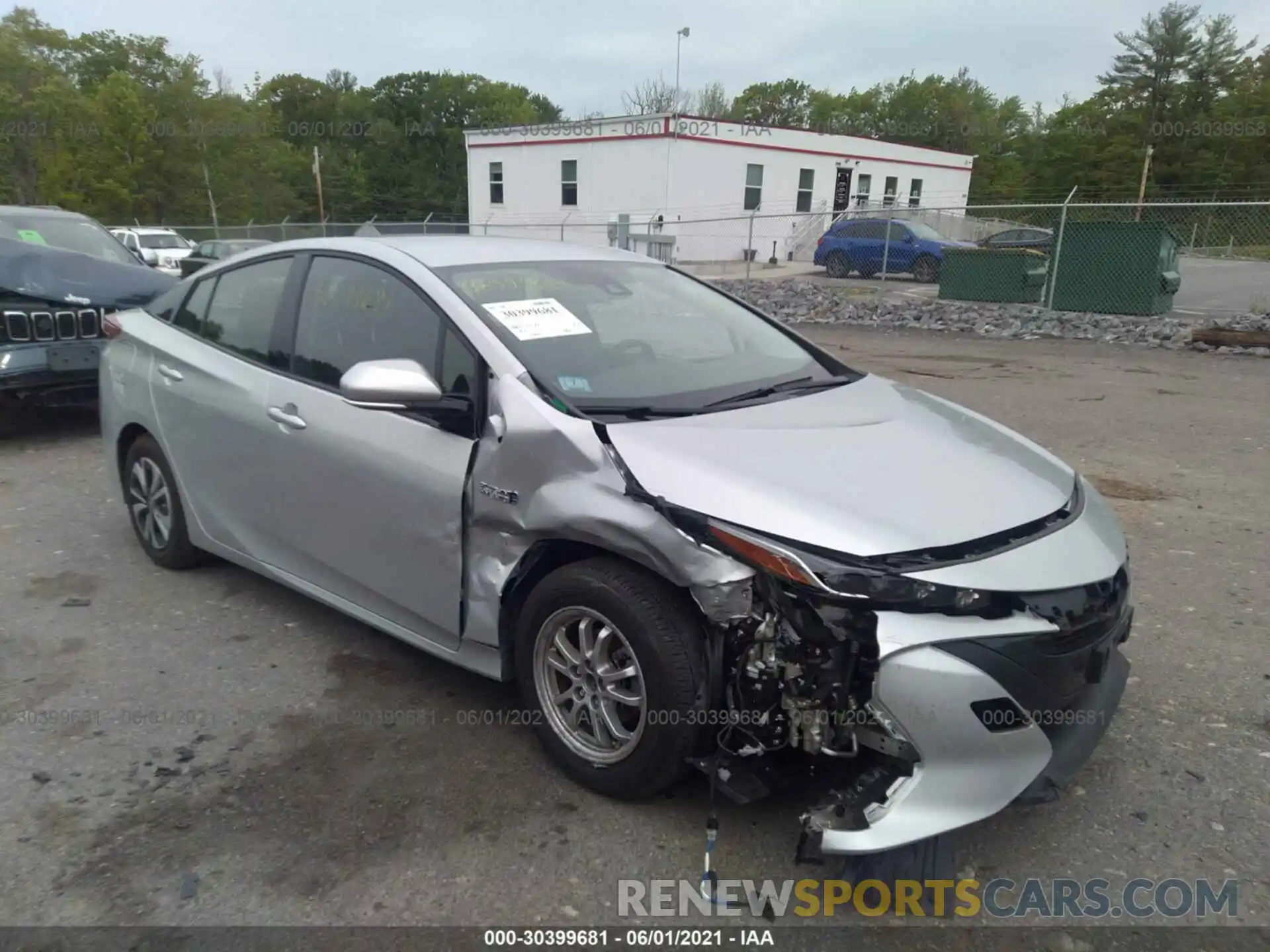 1 Photograph of a damaged car JTDKARFP0K3110479 TOYOTA PRIUS PRIME 2019