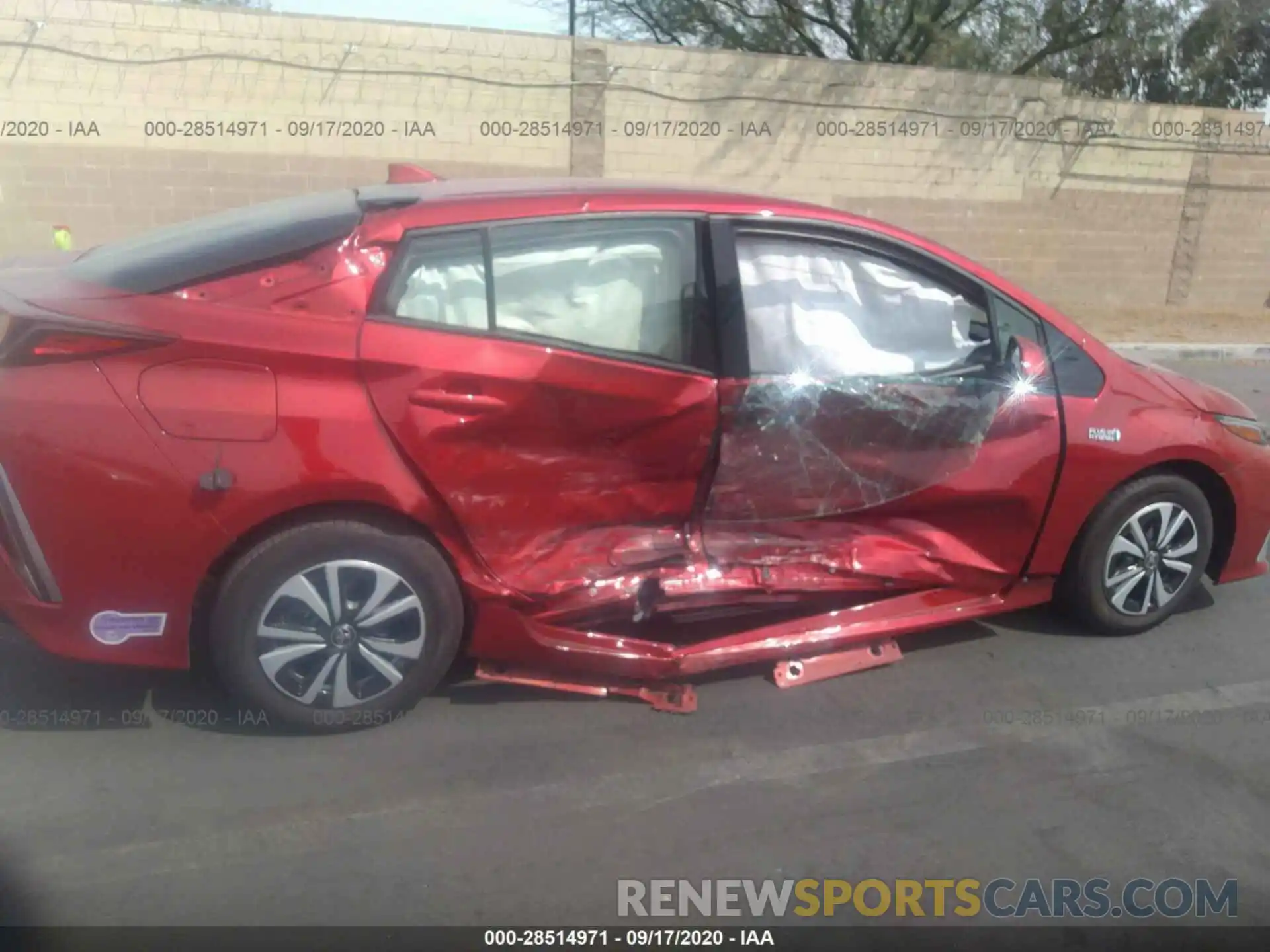 6 Photograph of a damaged car JTDKARFP0K3112166 TOYOTA PRIUS PRIME 2019