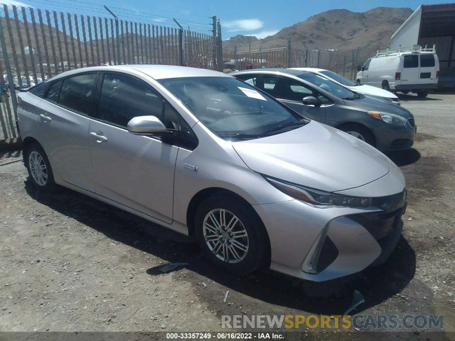 1 Photograph of a damaged car JTDKARFP0K3112460 TOYOTA PRIUS PRIME 2019