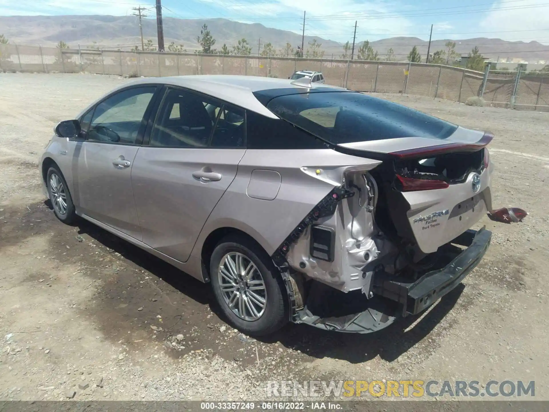 3 Photograph of a damaged car JTDKARFP0K3112460 TOYOTA PRIUS PRIME 2019