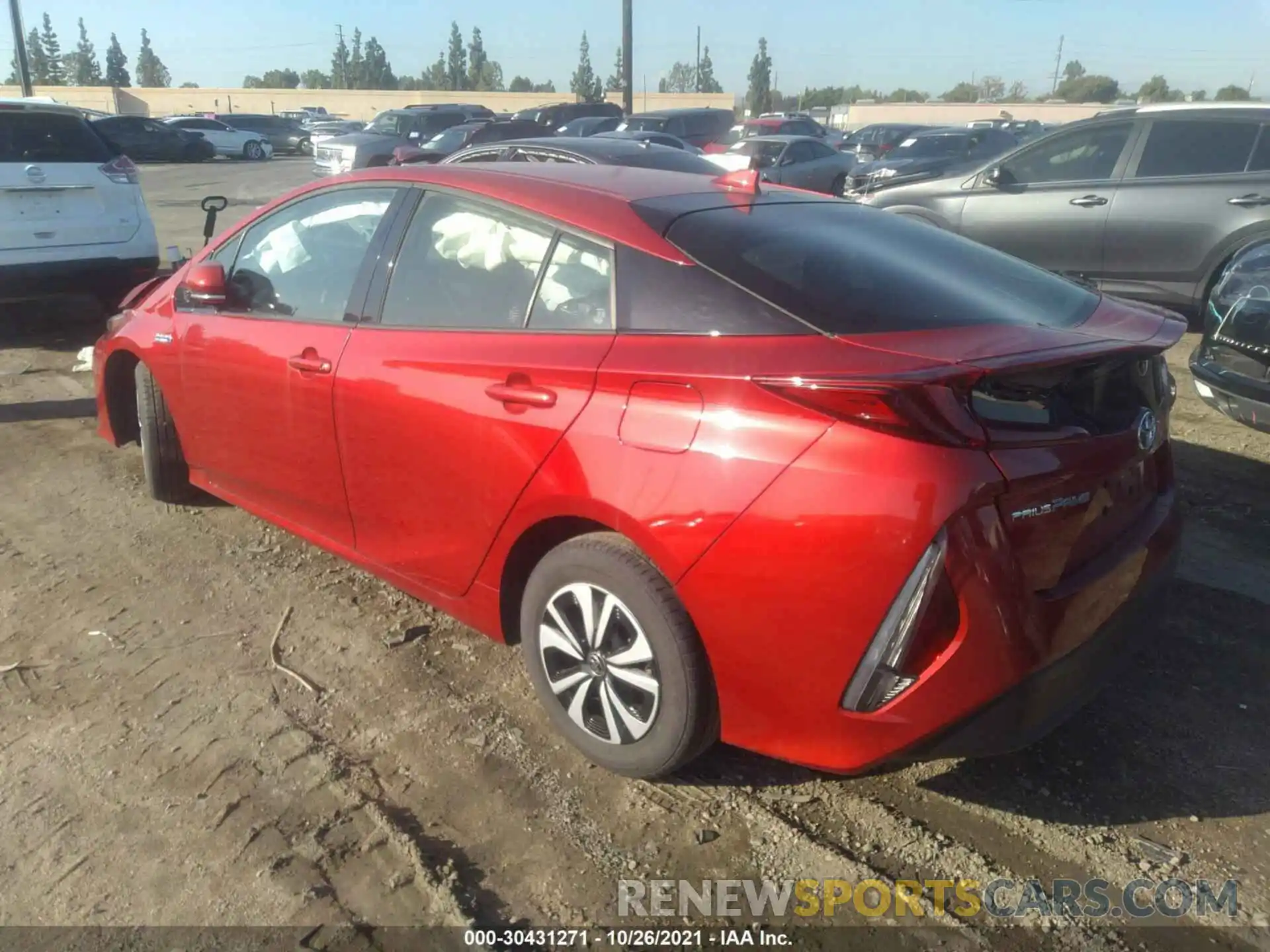 3 Photograph of a damaged car JTDKARFP0K3114810 TOYOTA PRIUS PRIME 2019