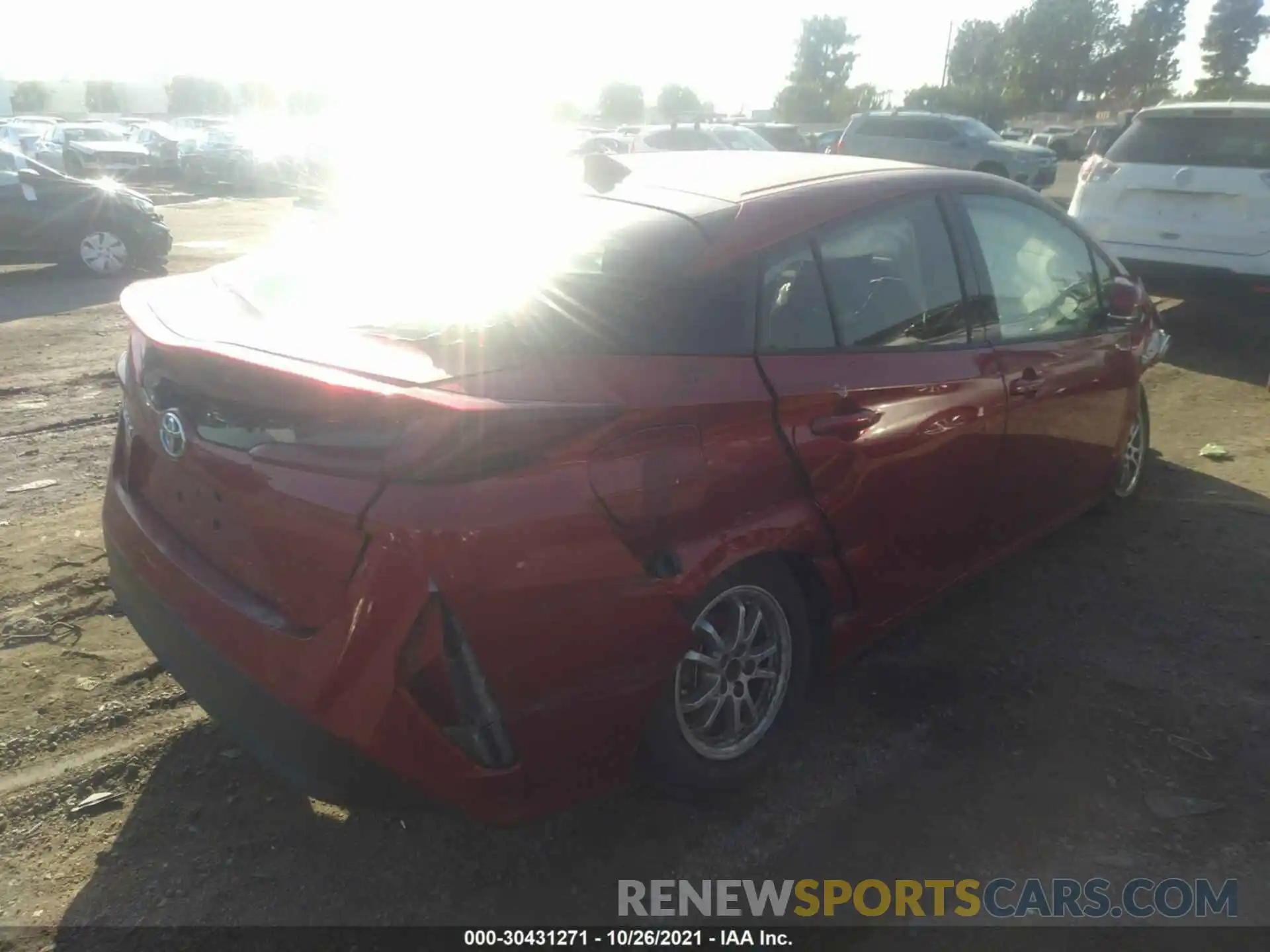 4 Photograph of a damaged car JTDKARFP0K3114810 TOYOTA PRIUS PRIME 2019