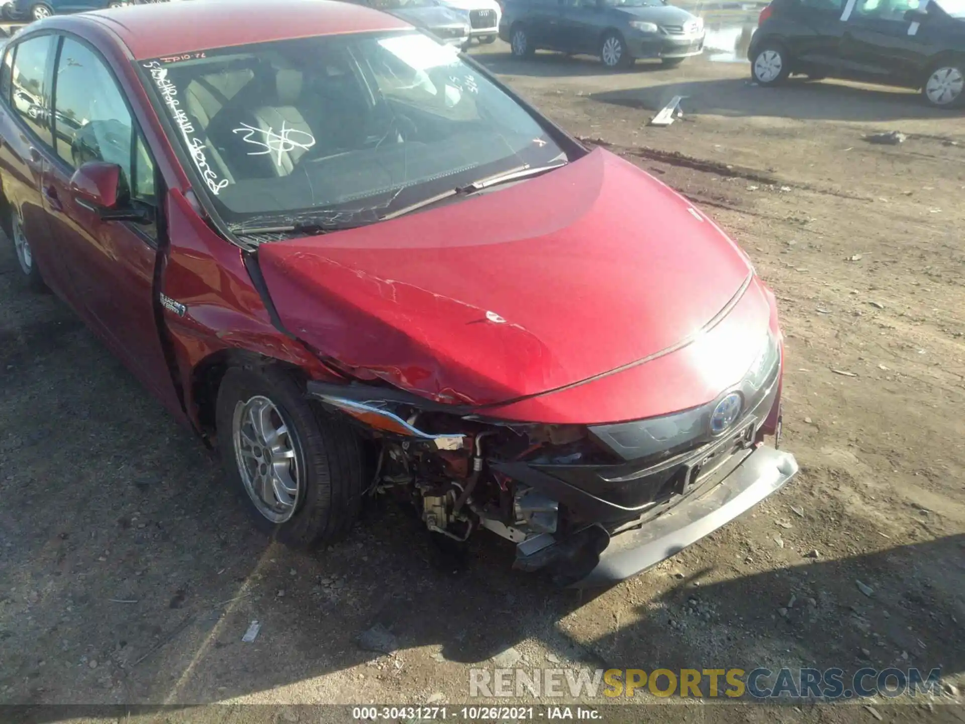 6 Photograph of a damaged car JTDKARFP0K3114810 TOYOTA PRIUS PRIME 2019