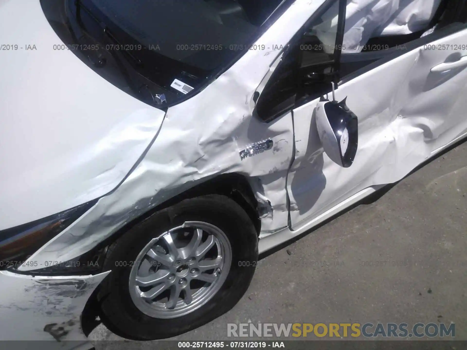 6 Photograph of a damaged car JTDKARFP0K3118632 TOYOTA PRIUS PRIME 2019