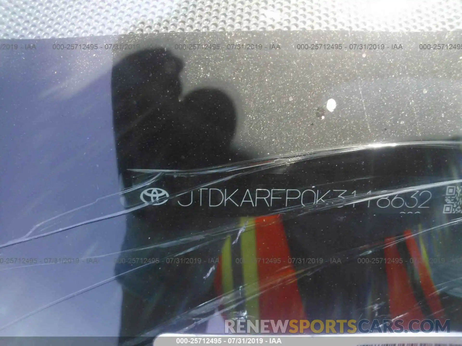 9 Photograph of a damaged car JTDKARFP0K3118632 TOYOTA PRIUS PRIME 2019