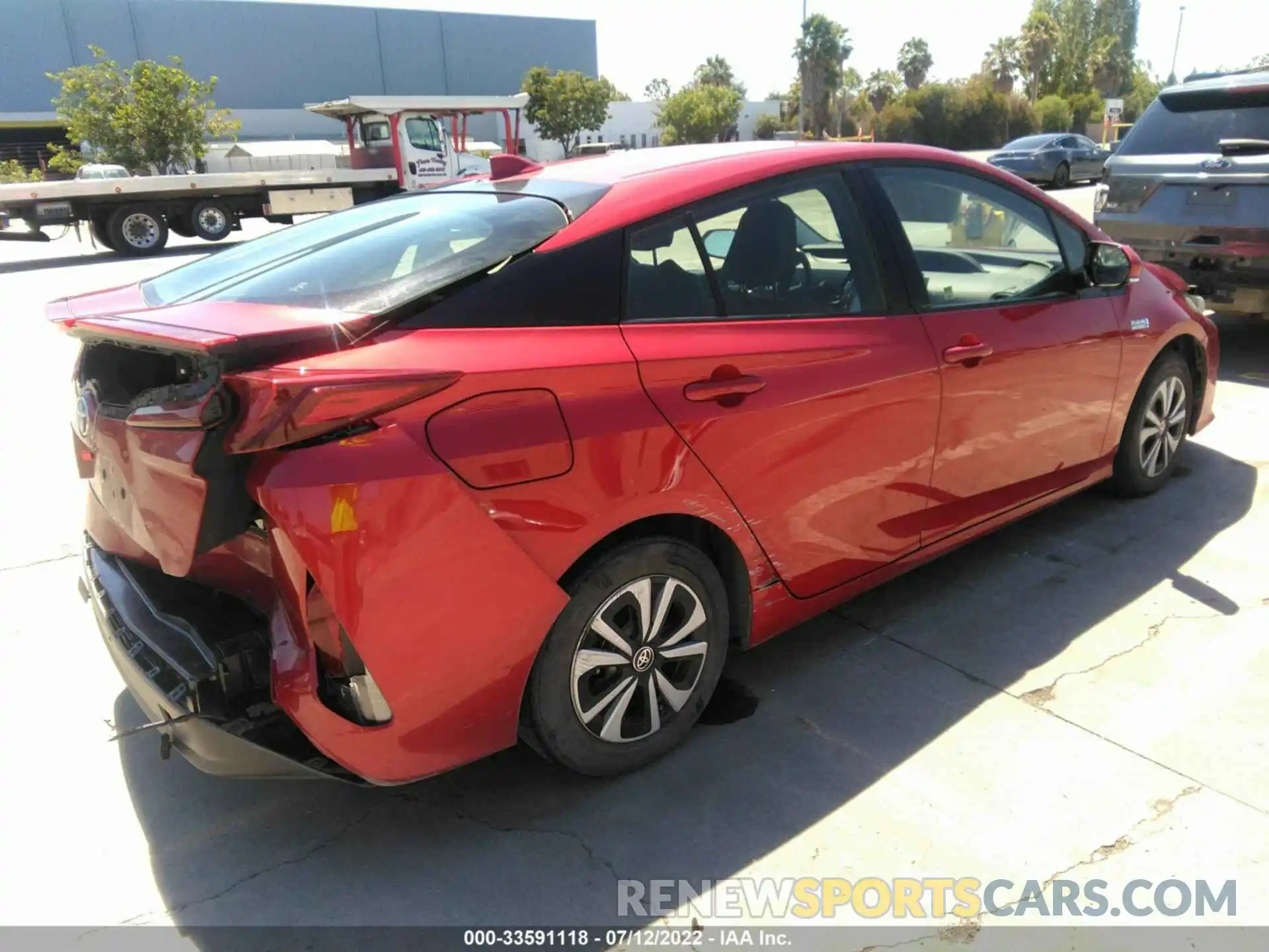 4 Photograph of a damaged car JTDKARFP0K3119666 TOYOTA PRIUS PRIME 2019