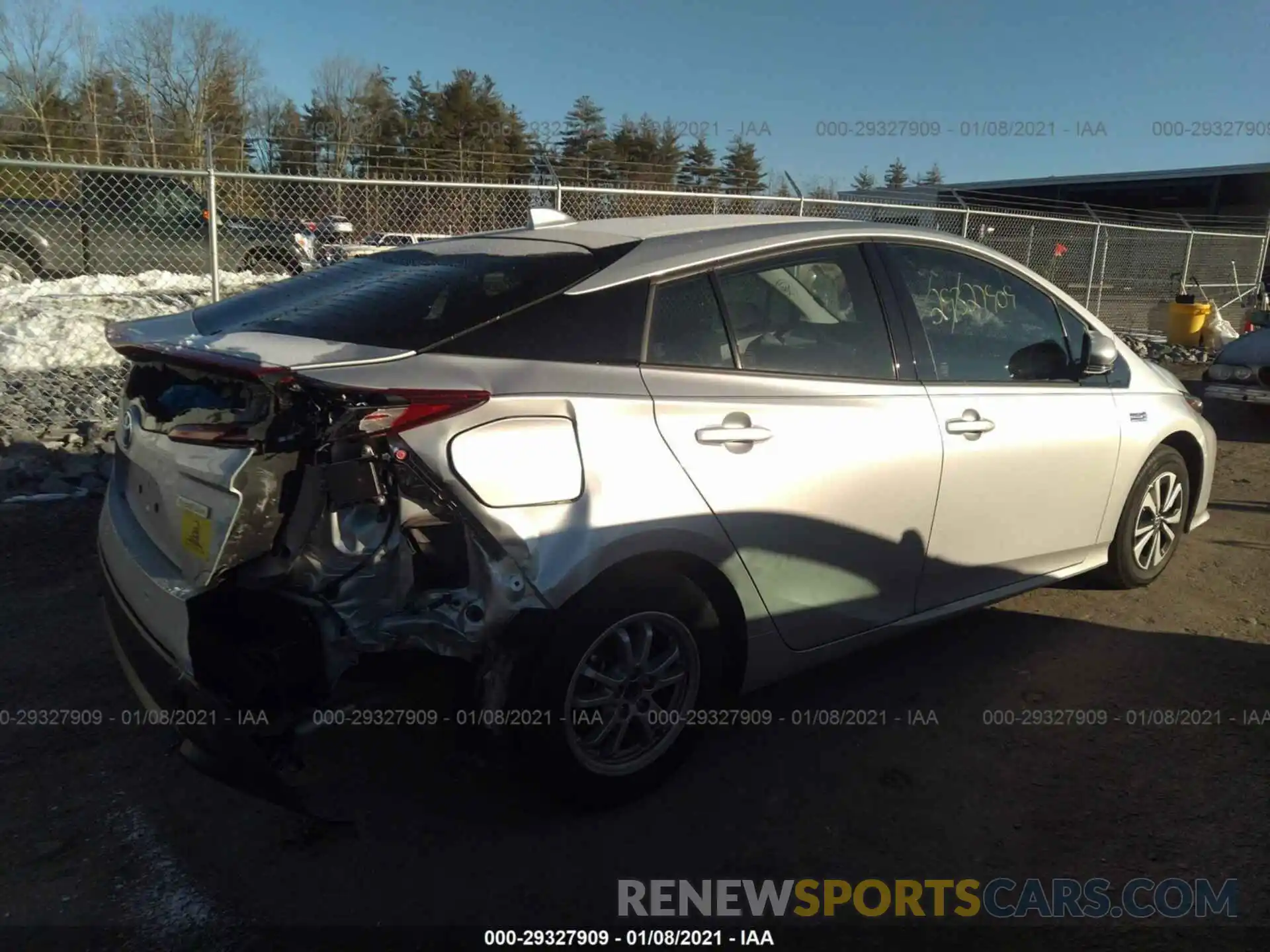 4 Photograph of a damaged car JTDKARFP0K3119862 TOYOTA PRIUS PRIME 2019